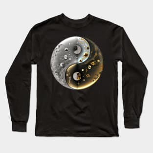 Gold and Silver Long Sleeve T-Shirt